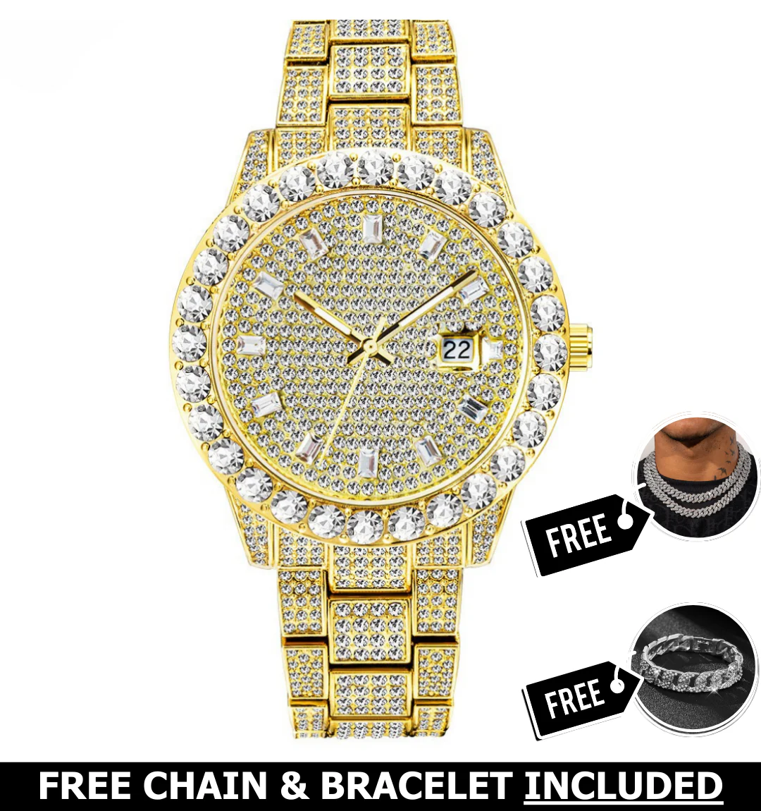 Ares Iced Out Watch - Image 2