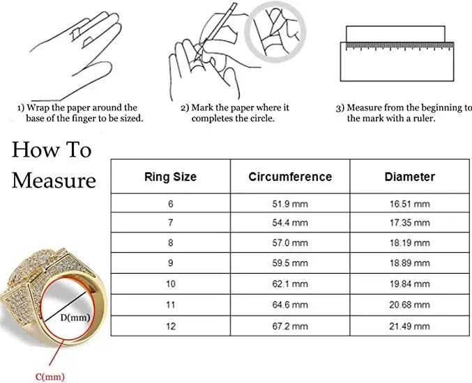 Baguette Cut Iced Out Ring - Image 9