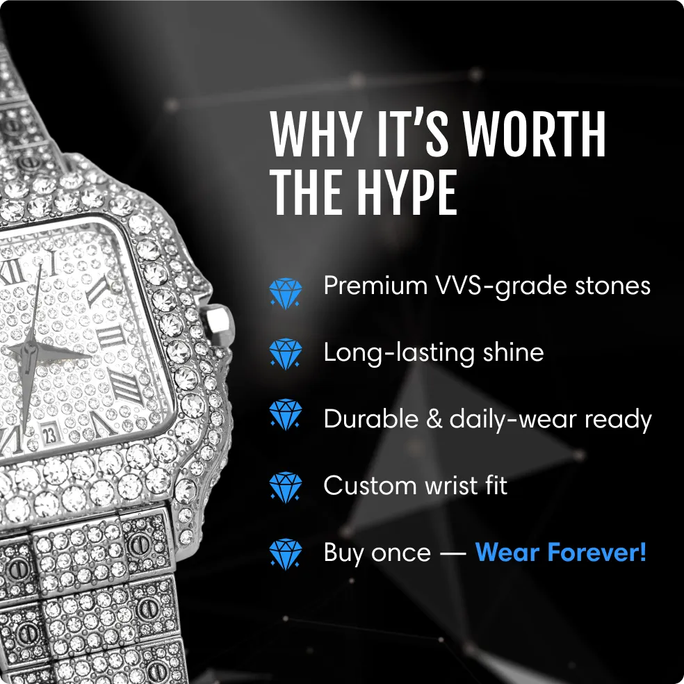 Cartice Iced Out Watch - Image 6