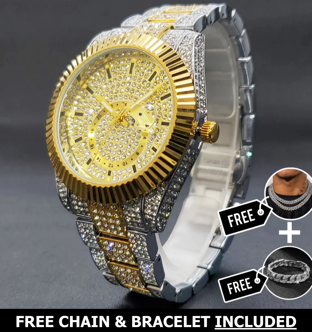 Chrono Iced Out Watch - Image 3