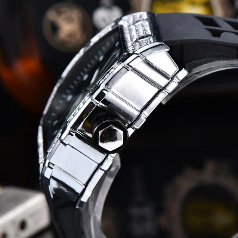 Infinity Skeleton Ice Watch - Image 5