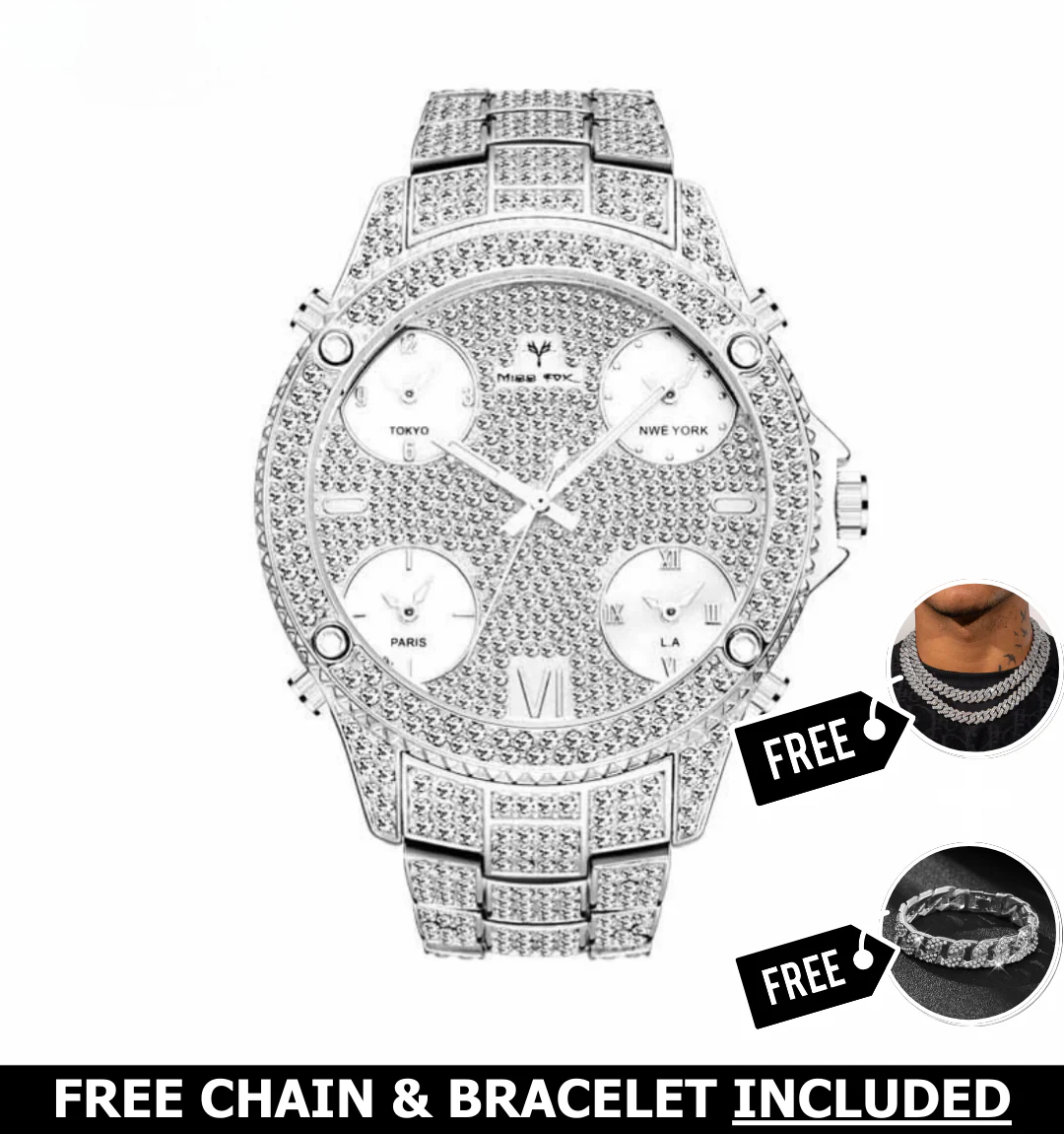 Marseille Iced Out Watch