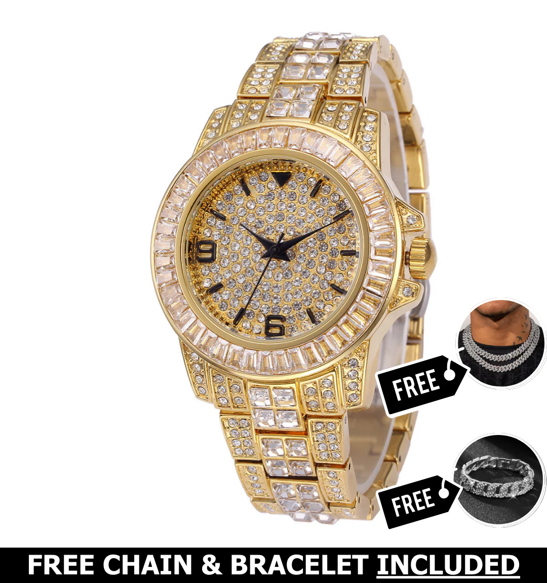 Palazzo Iced Out Watch - Image 3