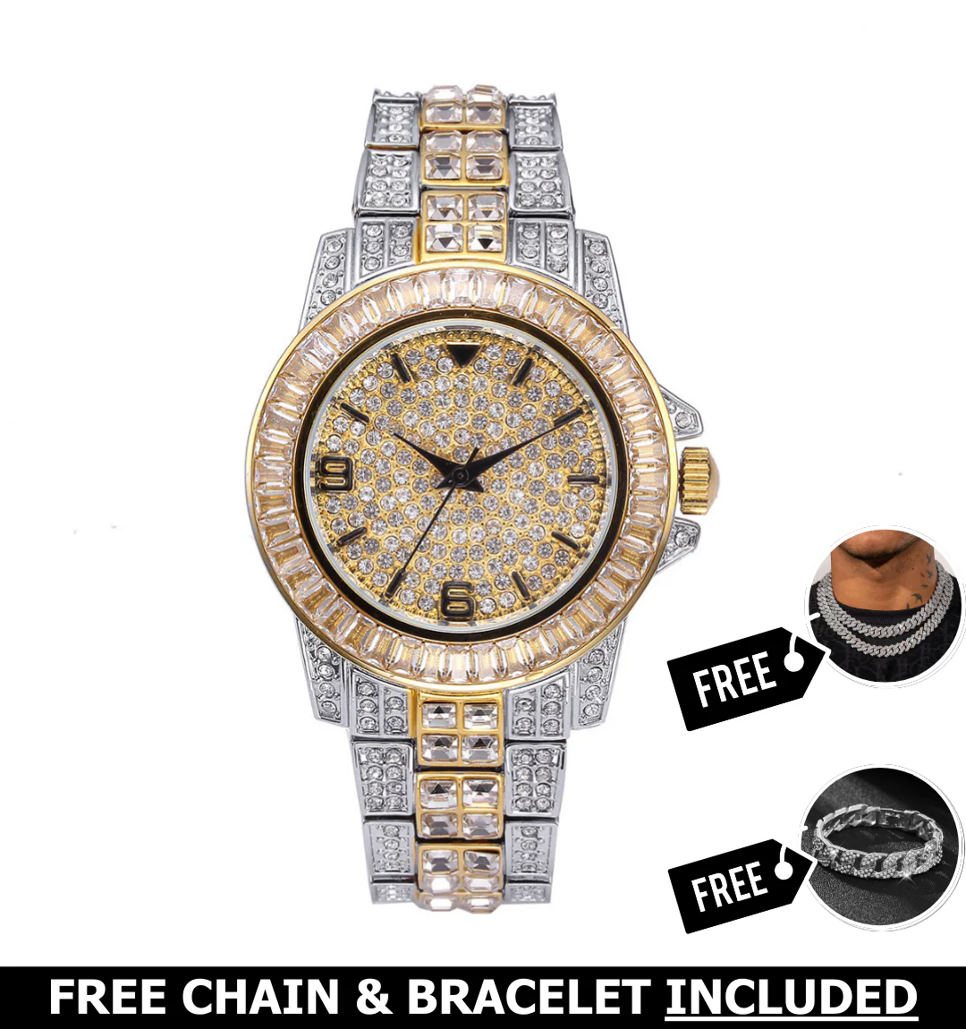 Palazzo Iced Out Watch - Image 4