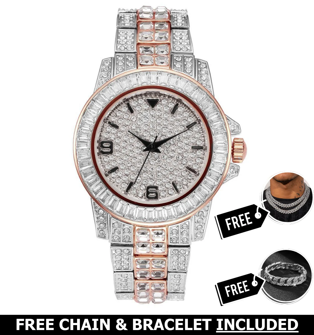 Palazzo Iced Out Watch - Image 5