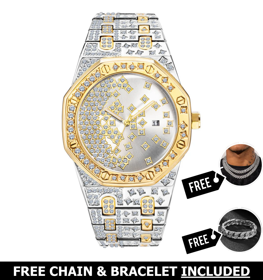 Phantom Iced Out Watch - Image 3