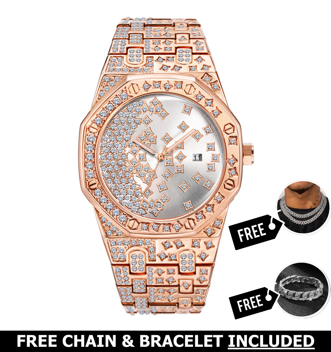Phantom Iced Out Watch - Image 4