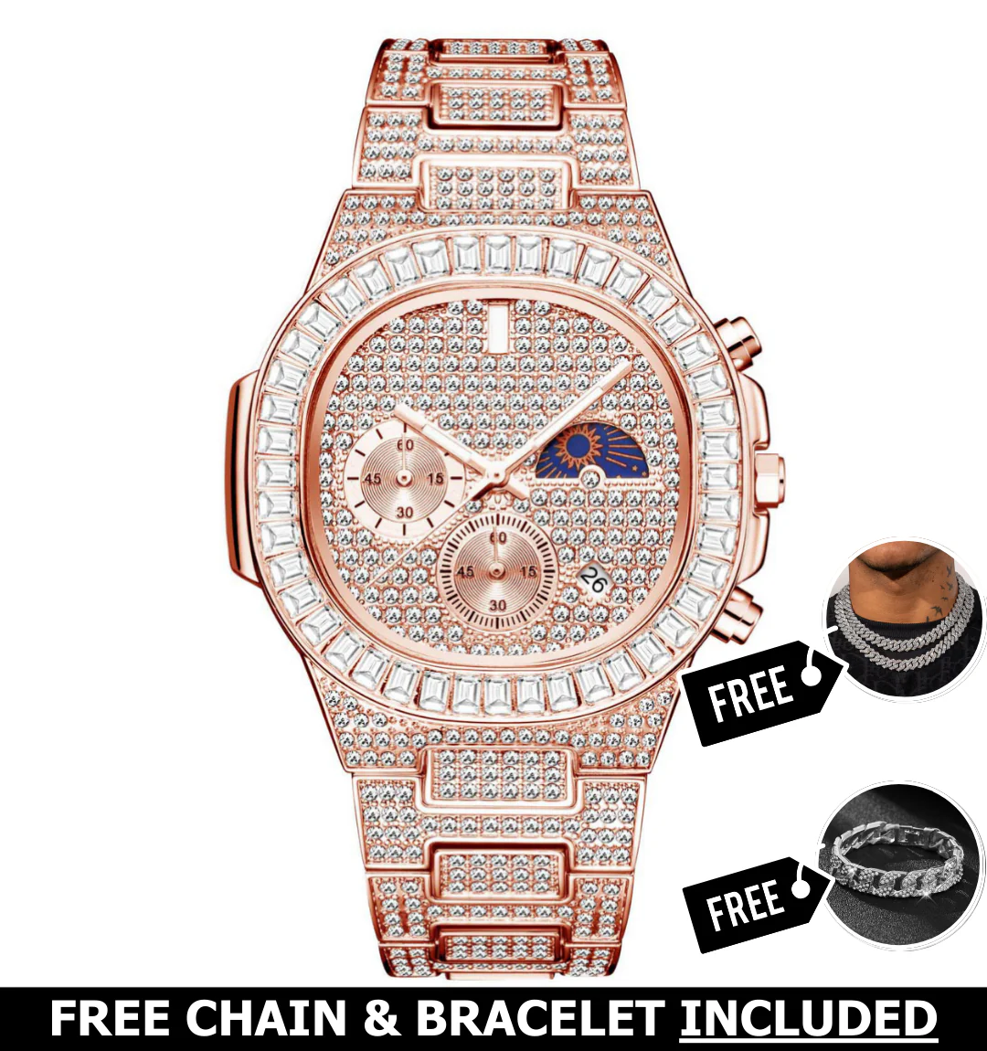 Solaris Iced Out Watch - Image 4