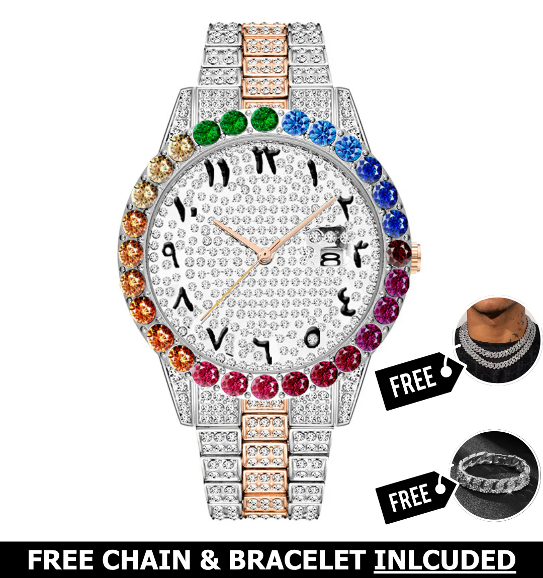 Storm Iced Out Watch - Image 5