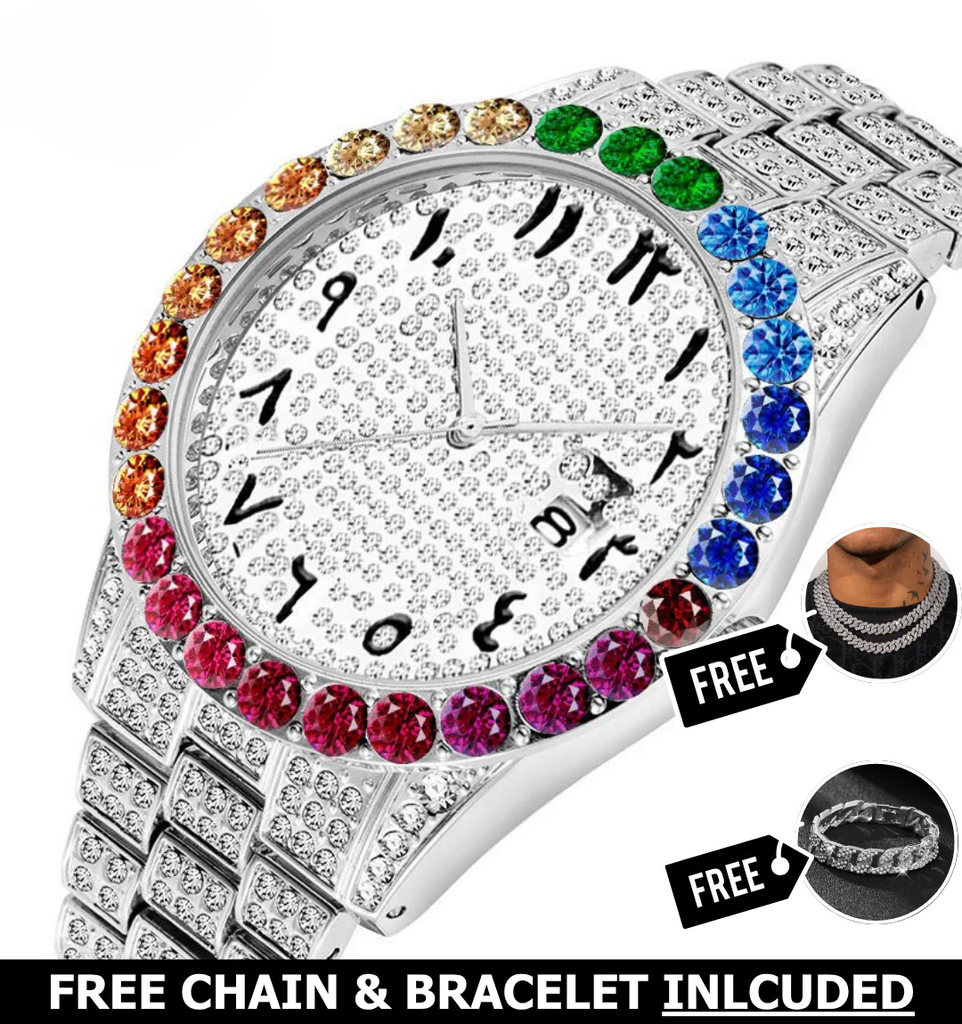 Storm Iced Out Watch - Image 7